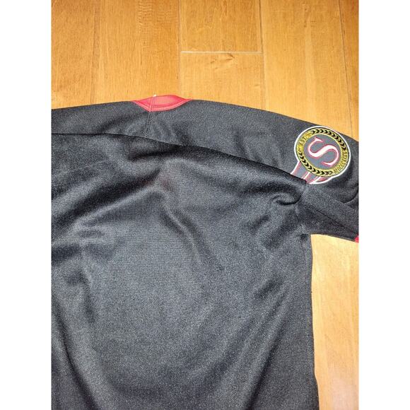 Vintage NHL CCM Ottawa Senators Black Sewn Hockey Jersey Womens S Boys XL - Picture 9 of 9
